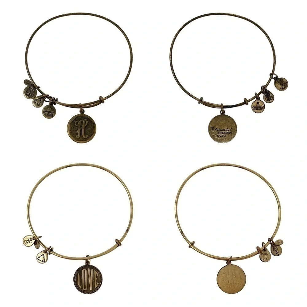 Alex & Ani Lot Of 6 Mixed Bangle Bracelets